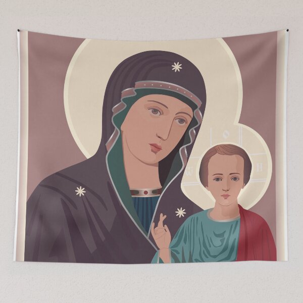 Item preview, Religious Art, Kazan Icon, Mother of God, Orthodox Icon, Christian Art. designed and sold by inspiration3.