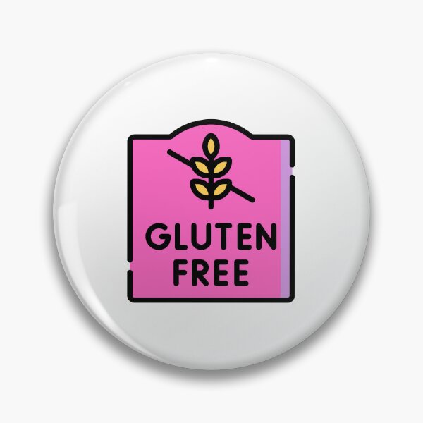 Item preview, Gluten Free Pink and Purple Wheat Symbol Crossed Out designed and sold by My Gluten Free Life UK.