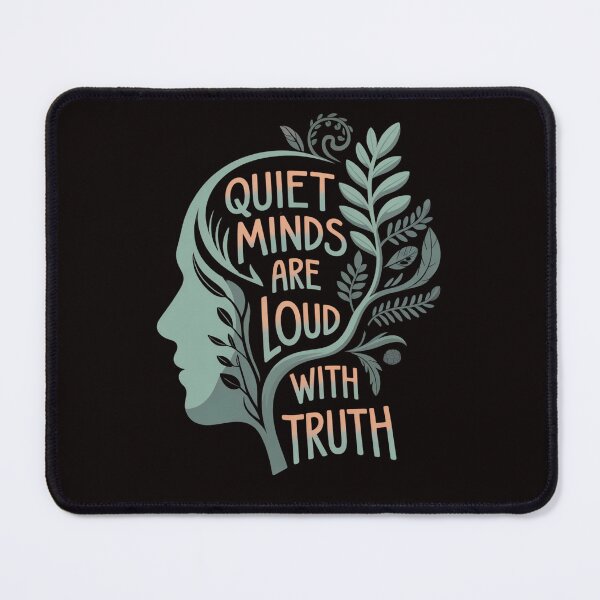 Item preview, Quiet Minds Are Loud With Truth – Introvert Symbolic Art Tee designed and sold by Slavicsoul.
