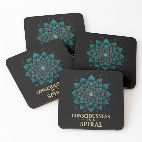 Item preview, Consciousness is a Spiral – Psychedelic Fractal Bloom designed and sold by The Midnight Fiber.
