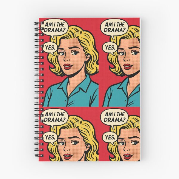 Item preview, Pop art comic portrait - Am I the drama? yes designed and sold by Priyan96.