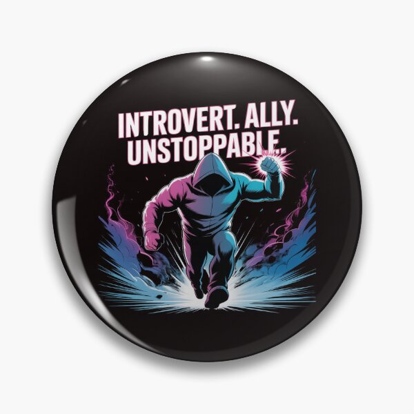 Item preview,  Introvert Comic Poster Style – Ally and Unstoppable Graphic designed and sold by Slavicsoul.