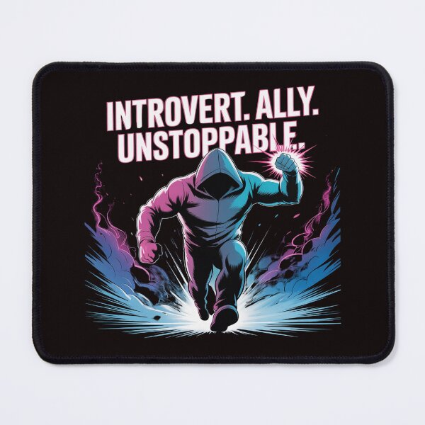 Item preview, Introvert Comic Poster Style – Ally and Unstoppable Graphic designed and sold by Slavicsoul.