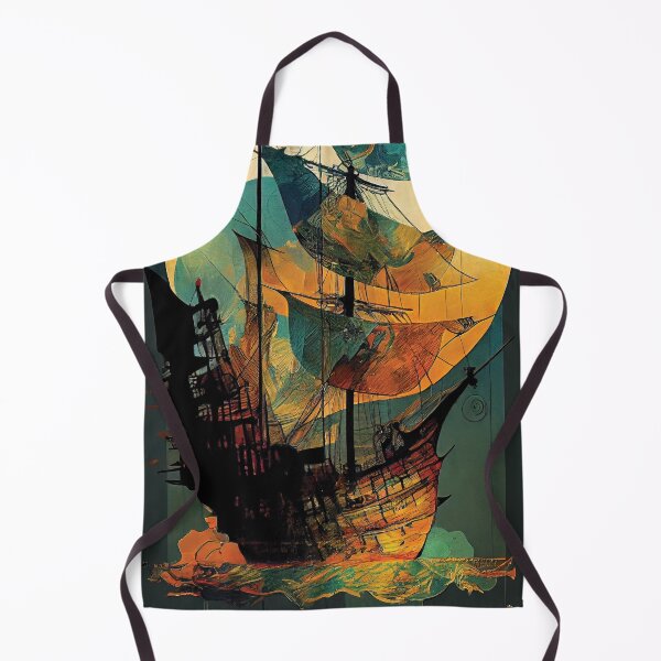 Item preview, Pirate Moonlit Voyage designed and sold by ShadowAndSlate.