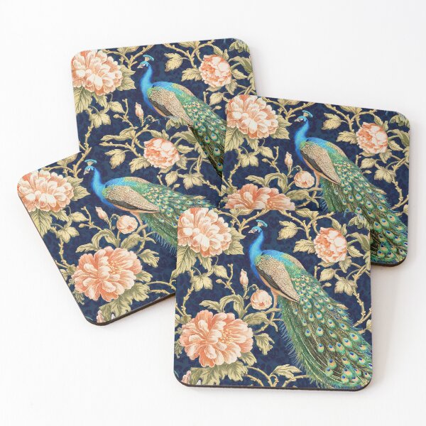 Item preview,  William Morris Inspired Peacock Painting designed and sold by Tamas Das.