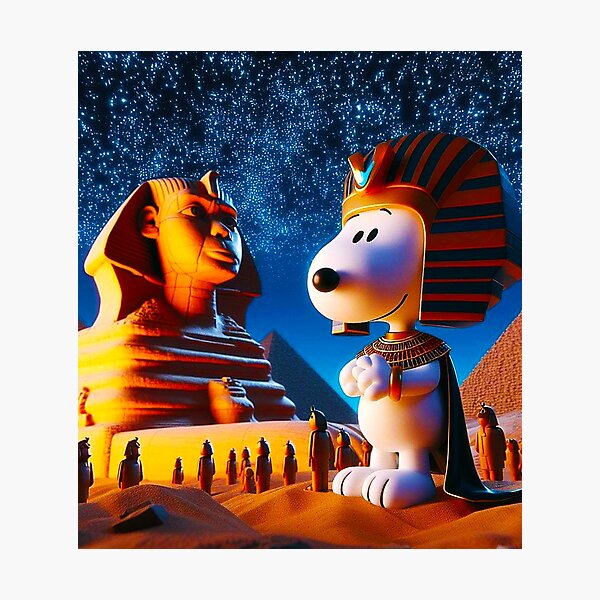 Item preview, Dog with the pyramids and sphinx in Egypt designed and sold by Hao0125.