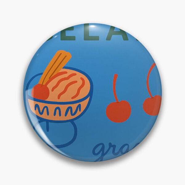 Item preview, Italian Gelato Art Print – Retro Cherries & Grazie Design designed and sold by weirdfishes123.
