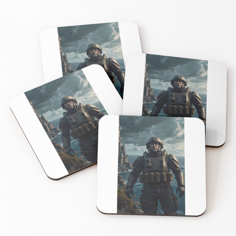 Item preview, Coasters (Set of 4) designed and sold by ESASSHOP.