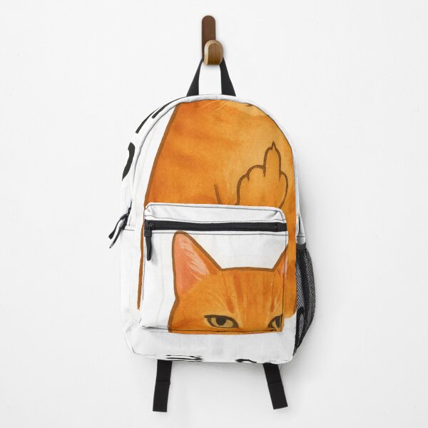 Item preview, Defiant Orange Cat with Middle Finger and Sassy Quote designed and sold by Aryabek.