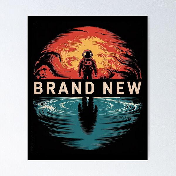 Item preview, Brands New Band textured album  designed and sold by olaso-store.