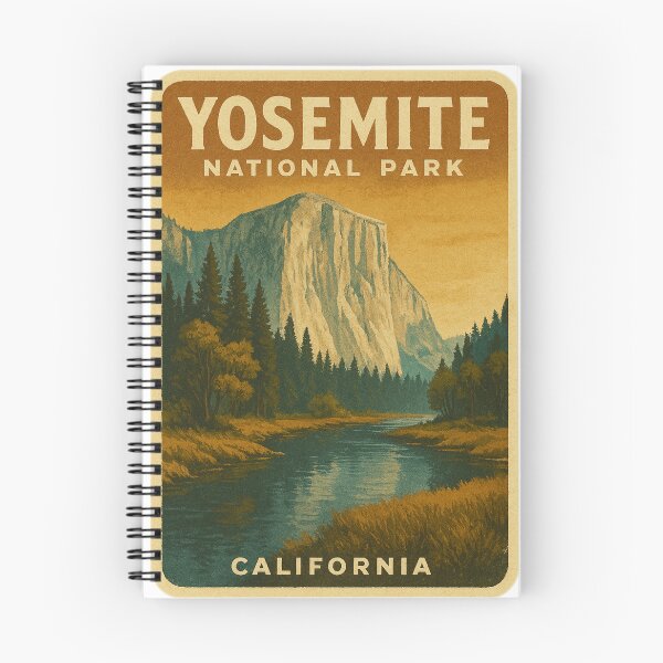 Item preview, Yosemite National Park Sticker – Iconic Nature with El Capitan & Giant Sequoias designed and sold by Wanderlust Studio.