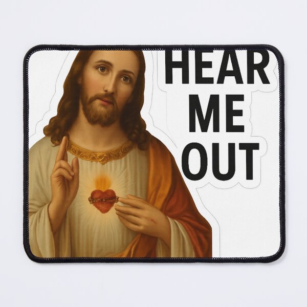Item preview, Gentle Jesus with “Hear Me Out” Expression designed and sold by Aryabek.