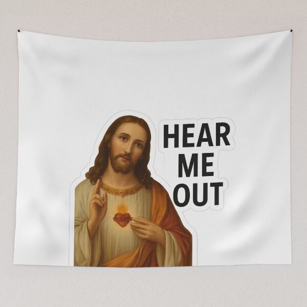 Item preview, Gentle Jesus with “Hear Me Out” Expression designed and sold by Aryabek.