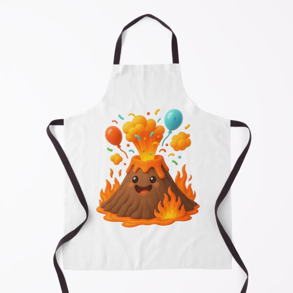 Item preview, Happy Volcano Eruption – Cute Funny 3D Cartoon Design designed and sold by WolfPixelRo.