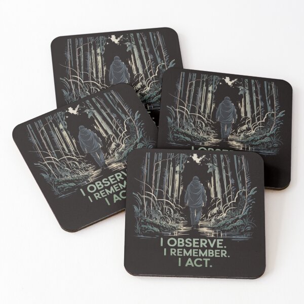 Item preview, Forest Silence – Introvert Realism with Quiet Power Quote designed and sold by Slavicsoul.