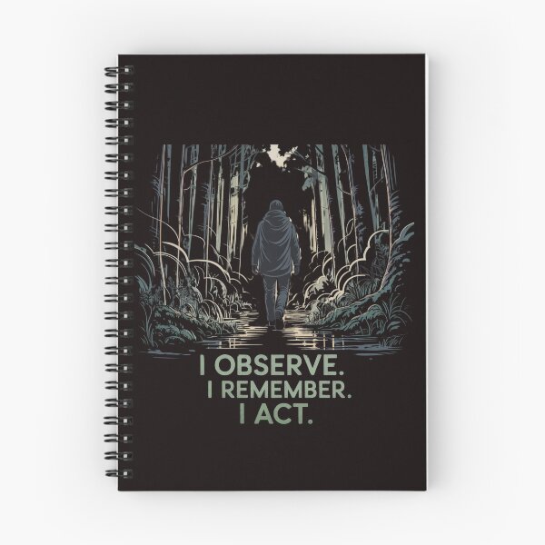 Item preview, Forest Silence – Introvert Realism with Quiet Power Quote designed and sold by Slavicsoul.