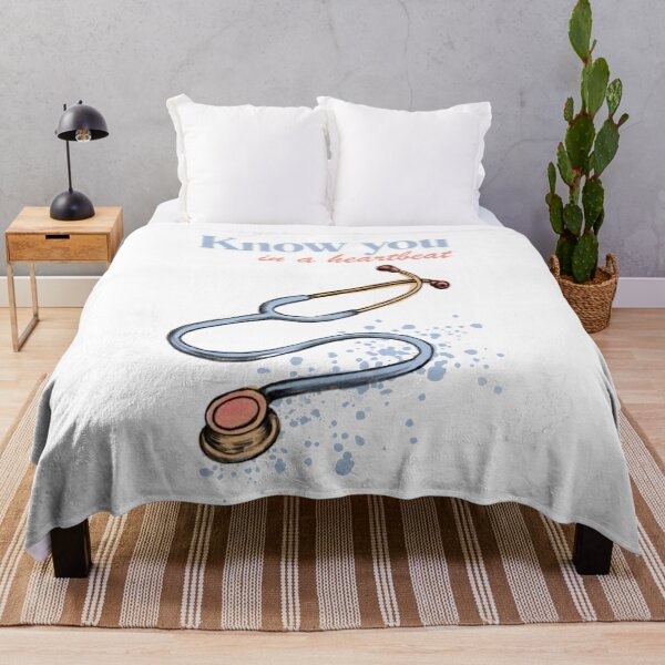 Item preview, Stethoscope, medical symbols for doctors, students of medicine and healthcare workers, vibrant watercolor designed and sold by Drawmecute.