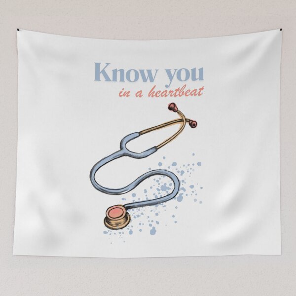 Item preview, Stethoscope, medical symbols for doctors, students of medicine and healthcare workers, vibrant watercolor designed and sold by Drawmecute.