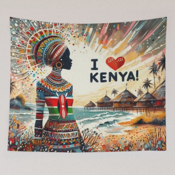 Item preview, I LOVE KENYA! designed and sold by Shs-Kenya.