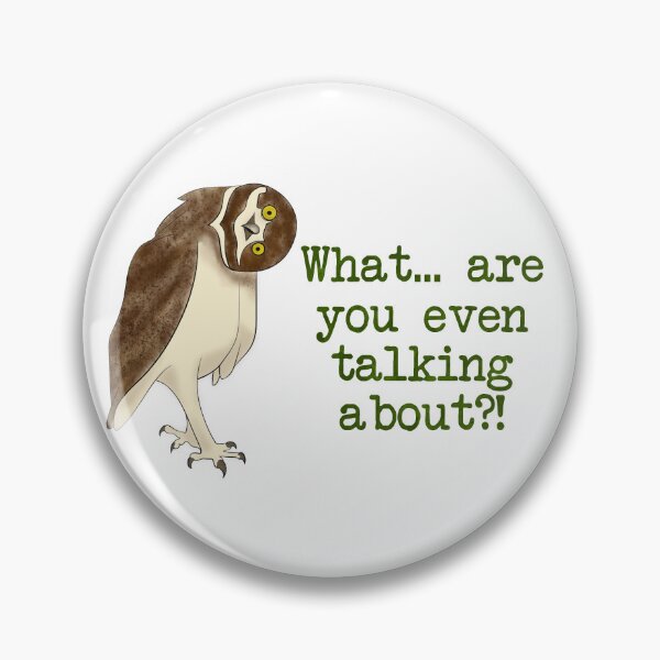 Item preview, Burrowing Owl Headtilt designed and sold by katzenfloofder.