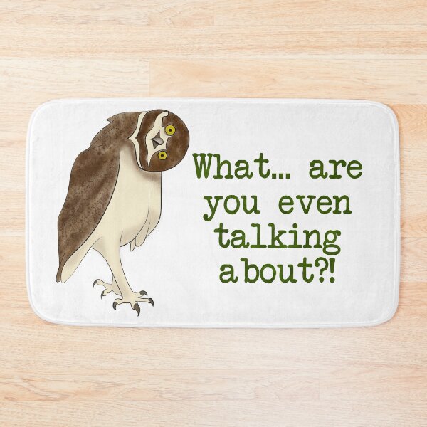 Item preview, Burrowing Owl Headtilt designed and sold by katzenfloofder.