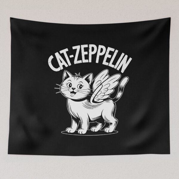 Item preview, Cat Zeppelins Band designed and sold by olaso-store.