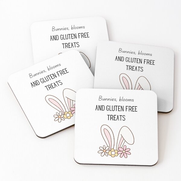 Item preview, Bunnies, Blooms and Gluten Free Treats Cute Coeliac Spring Design designed and sold by My Gluten Free Life UK.