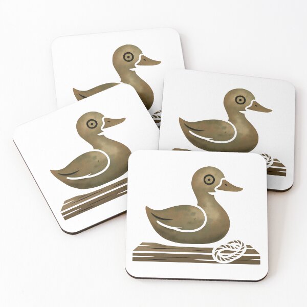 Item preview, Rustic Duck Decoy Illustration designed and sold by 良心創作.