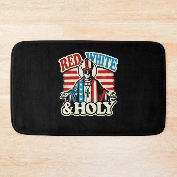 Item preview, Red White Holly Pope Leo XIV First American Pope designed and sold by Mimoun9.