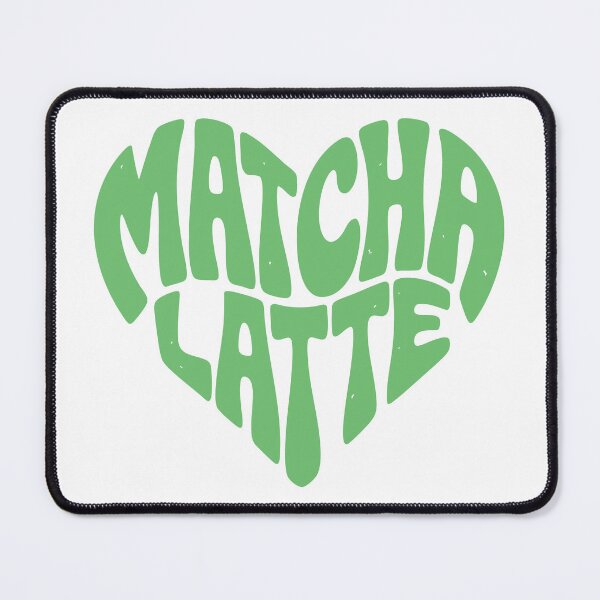 Item preview, Green Matcha Latte Heart Retro Aesthetic designed and sold by emmjott.