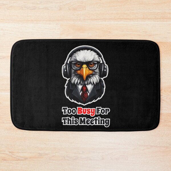 Item preview, Funny Corporate Animals - Eagle Upset by Useless Meetings designed and sold by Ridiculam Toga.