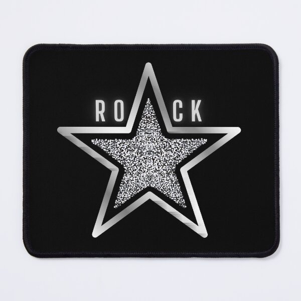 Item preview, Silver and black rock star designed and sold by Rbnano.