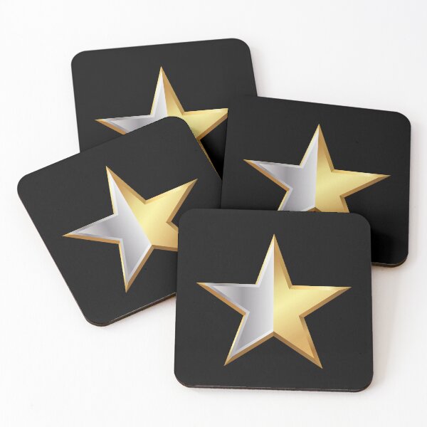 Item preview, Gold and silver stars designed and sold by Rbnano.