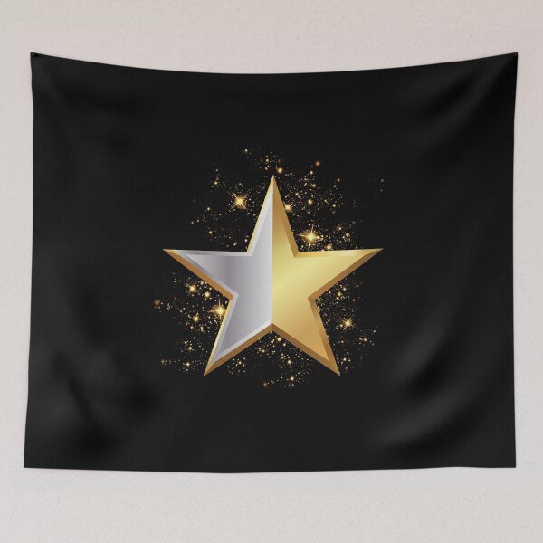 Item preview, Gold and silver stars designed and sold by Rbnano.