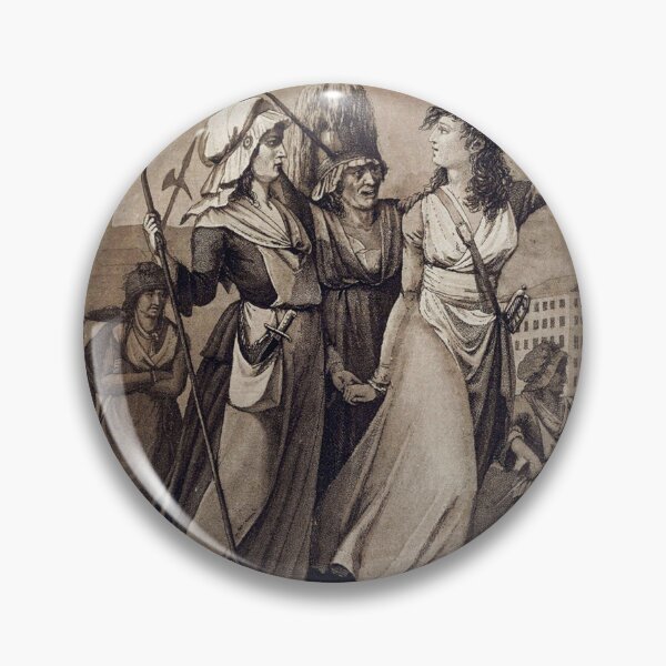 Item preview, French Revolution Parisian poissardes Print around 1789 Paris French School designed and sold by Vintage Designs +.