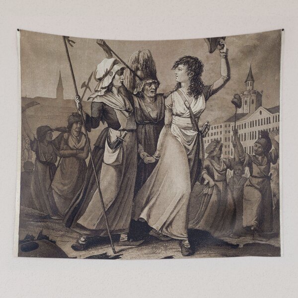 Item preview, French Revolution Parisian poissardes Print around 1789 Paris French School designed and sold by Vintage Designs +.