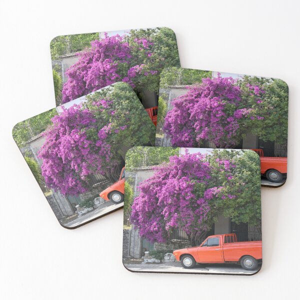 Item preview, Crete island, Greece, Large bougainvillea tree blooms in summer designed and sold by studio838.