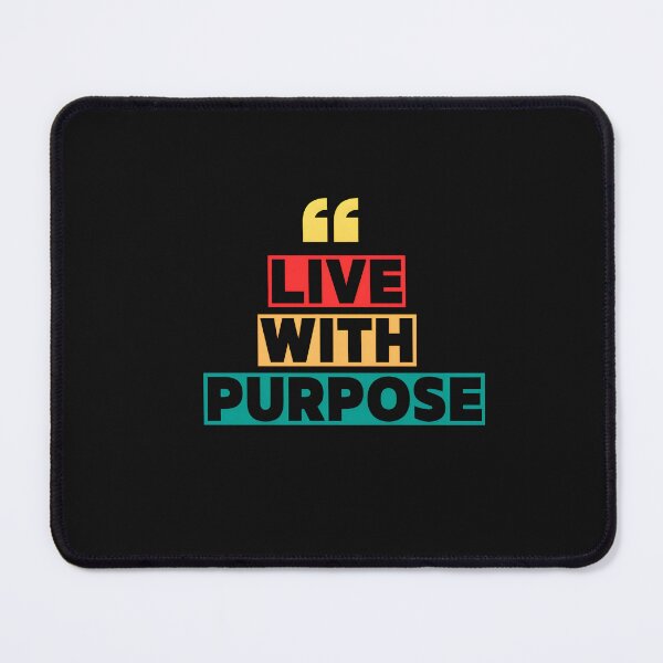 Item preview, Live With Purpose – Bold Motivational Quote Design designed and sold by sifo2024.