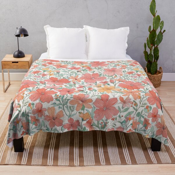 Item preview, Pink and Orange Flowers designed and sold by CoolPixels.
