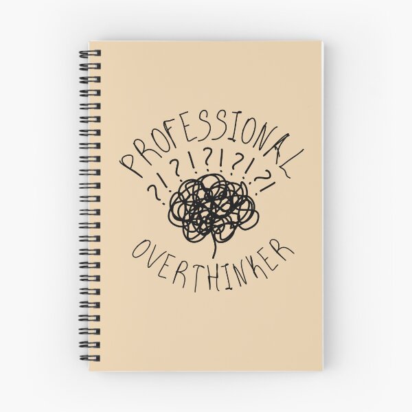 Item preview, Professional Overthinker - Overthinking Art, Deep Thinker Gift, Mindful Quotes, Anxiety Humor, Psychology Lover designed and sold by BMLprint ⭐⭐⭐⭐⭐.