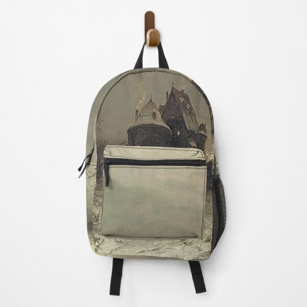 Item preview, A castle in a winter landscape - Friedrich Josef Nicolai Heydendahl designed and sold by Vintage Designs +.