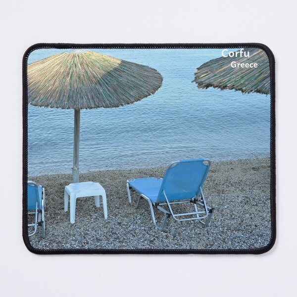 Item preview, Corfu island, Greece, Empty romantic beach on Corfu island designed and sold by studio838.