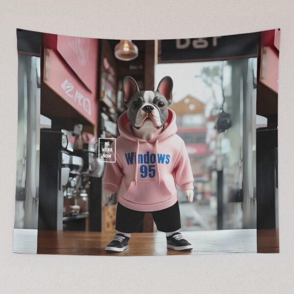 Aperçu de l'œuvre [MOI] Bouledogue français Tech Manager 6 (Besoin de café) créée et vendue par S9View.