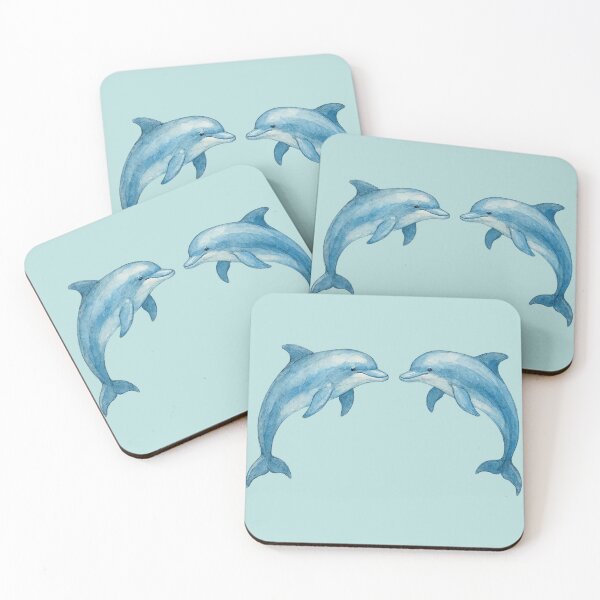 Item preview, Two Dolphins Facing Each Other designed and sold by Aakame.