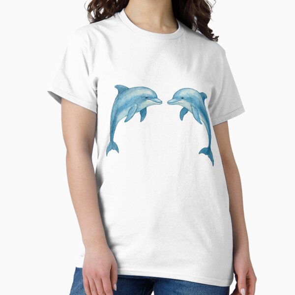 Item preview, Two Dolphins Facing Each Other designed and sold by Aakame.