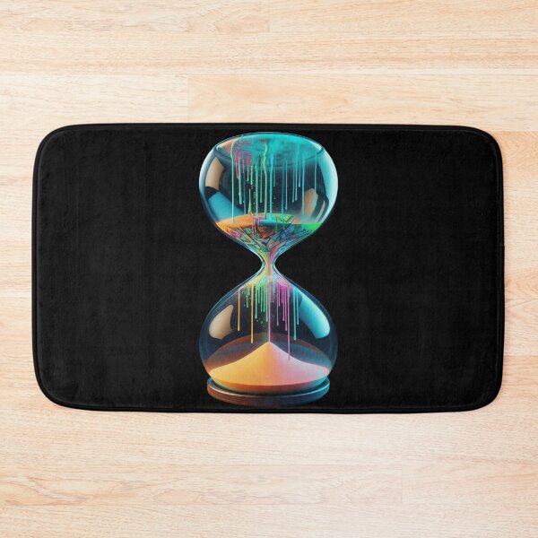 Item preview, Neon Hourglass - Artistic Time Flow designed and sold by latelierdechris.