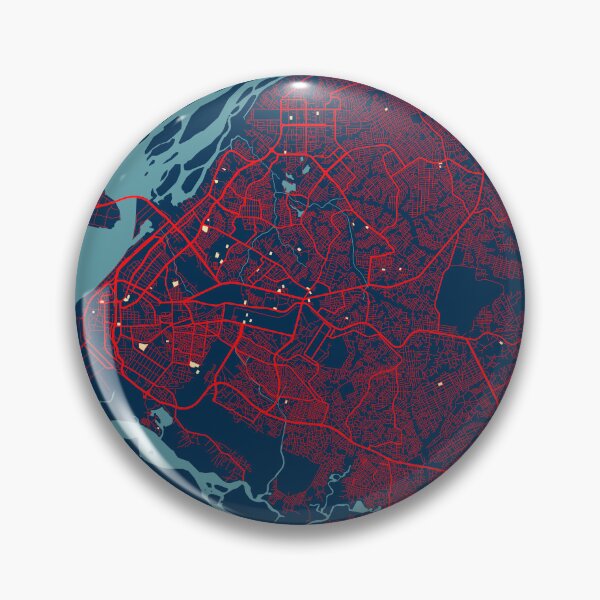 Item preview, Douala City Map of Cameroon - Hope designed and sold by deMAP.