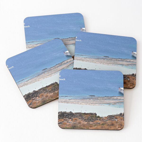Item preview, Seashore in Balos Lagoon (Balos beach), Crete island designed and sold by studio838.