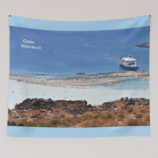 Item preview, Seashore in Balos Lagoon (Balos beach), Crete island designed and sold by studio838.
