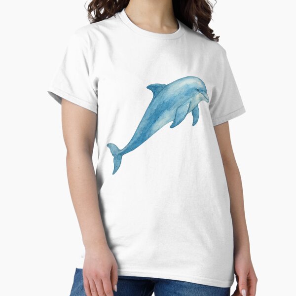 Item preview, Elegant Dolphin in Watercolor designed and sold by Aakame.